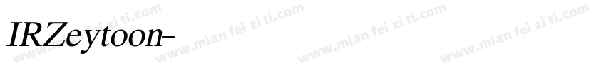 IRZeytoon字体转换