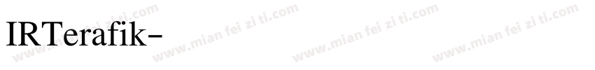 IRTerafik字体转换