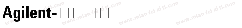 Agilent字体转换
