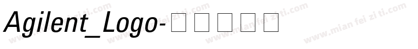 Agilent_Logo字体转换
