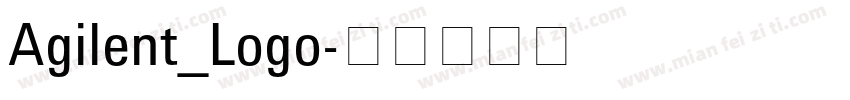Agilent_Logo字体转换