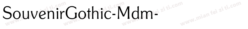 SouvenirGothic-Mdm字体转换