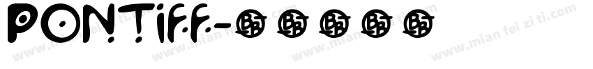 Pontiff字体转换