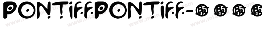 PontiffPontiff字体转换