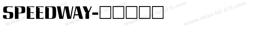 SPEEDWAY字体转换
