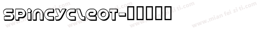 SpinCycleOT字体转换