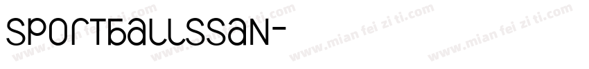 sportballssan字体转换