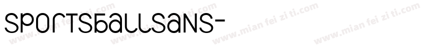 sportsballsans字体转换