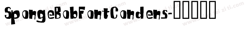 SpongeBobFontCondens字体转换