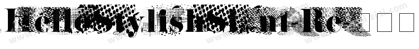 HelloStylishSlant-Re字体转换