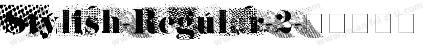 Stylish-Regular-2字体转换
