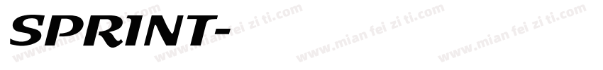 SPRINT字体转换