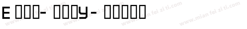 Epx2-y40Y字体转换