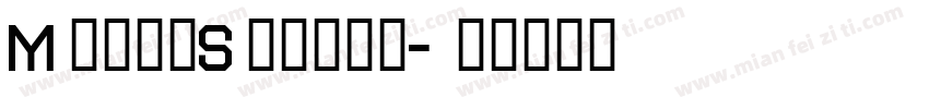 MitreSquare字体转换