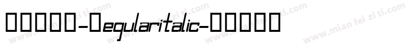 DINOT-Regularitalic字体转换