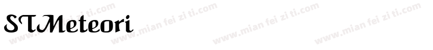 STMeteoritikaRegular字体转换