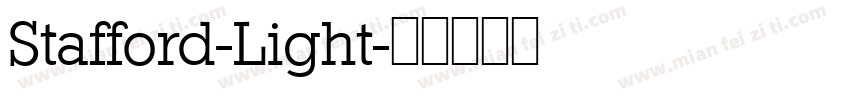 Stafford-Light字体转换