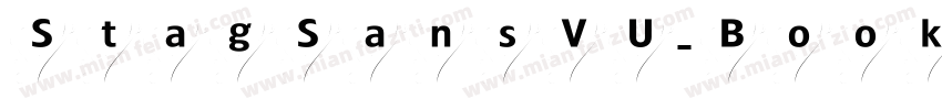 StagSansVU-Book字体转换