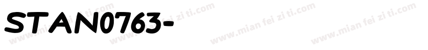 stan0763字体转换