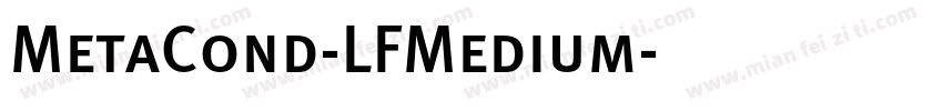 MetaCond-LFMedium字体转换