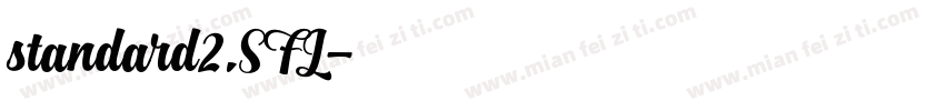 standard2.SFL字体转换