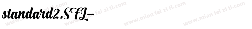 standard2.SFL字体转换