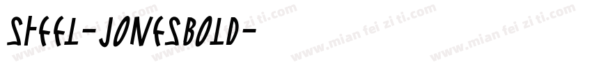 Steel-JonesBold字体转换