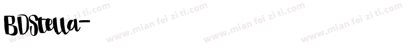BDStella字体转换