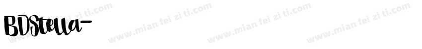 BDStella字体转换