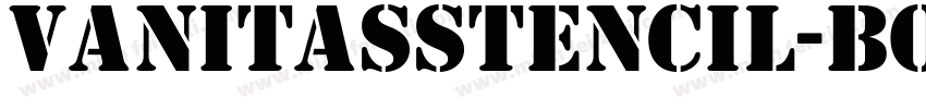 VanitasStencil-Bold字体转换