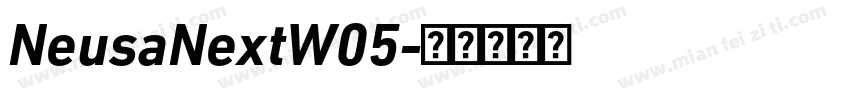 NeusaNextW05字体转换