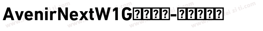 AvenirNextW1G字体下载字体转换