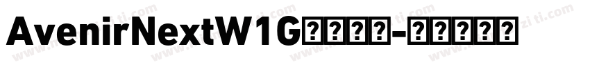 AvenirNextW1G字体下载字体转换