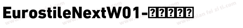 EurostileNextW01字体转换