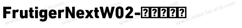FrutigerNextW02字体转换