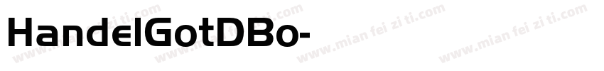 HandelGotDBo字体转换