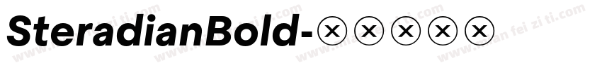 SteradianBold字体转换