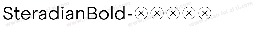SteradianBold字体转换