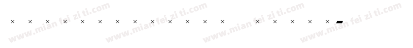 StirlingLightItalic字体转换