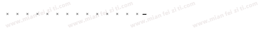 StirlingMedium字体转换