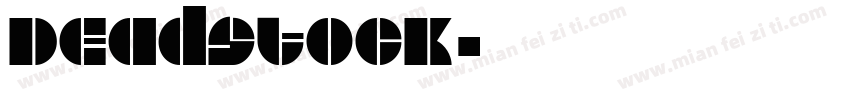 DeadStock字体转换