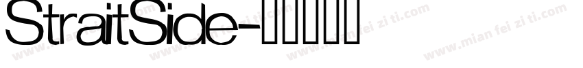 StraitSide字体转换