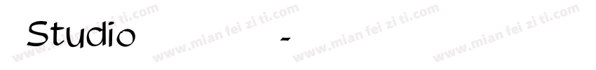 ·Studio千图笔锋手写体字体转换