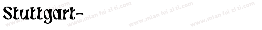 Stuttgart字体转换