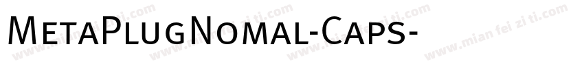 MetaPlugNomal-Caps字体转换
