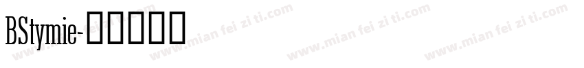 BStymie字体转换