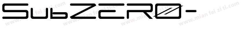 SubZER0字体转换