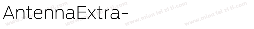 AntennaExtra字体转换