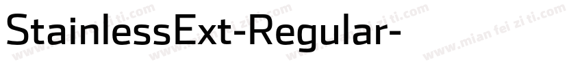 StainlessExt-Regular字体转换