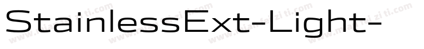 StainlessExt-Light字体转换